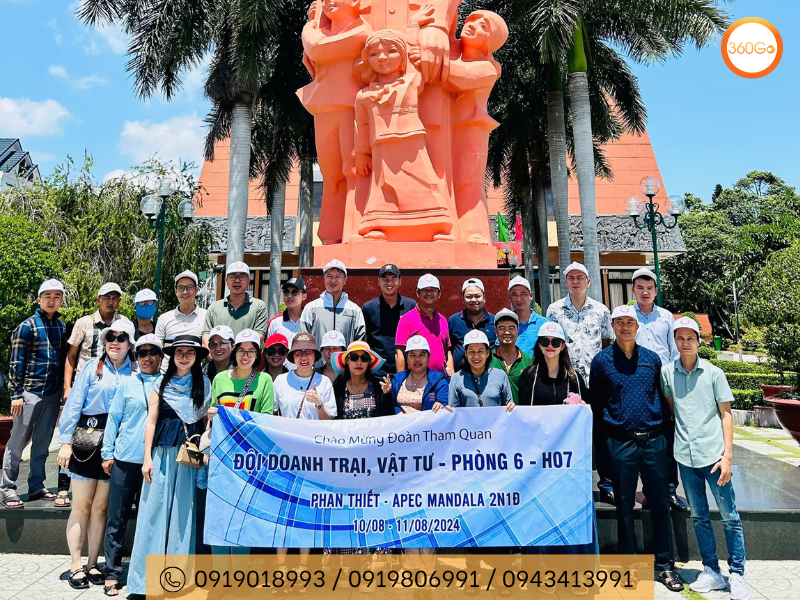 Đoàn khám phá biển Phan Thiết - Du lịch 360Go 